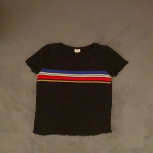 Garage crop top in size small